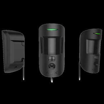 Ajax MotionCam (PhOD) Fibra black Дротовий сповіщувач руху з підтримкою фотоверифікації 99-00015763 фото