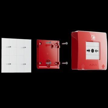 Ajax&nbsp;Manual&nbsp;Call&nbsp;Point&nbsp;(Red)&nbsp;(8EU)&nbsp;ASP Ручний&nbsp;пожежний&nbsp;сповіщувач 99-00016413 фото