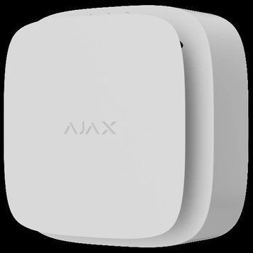 Ajax&nbsp;FireProtect&nbsp;2&nbsp;RB&nbsp;(Heat)&nbsp;(8EU)&nbsp;ASP&nbsp;white бездротовий пожежний сповіщувач температури 99-00016467 фото